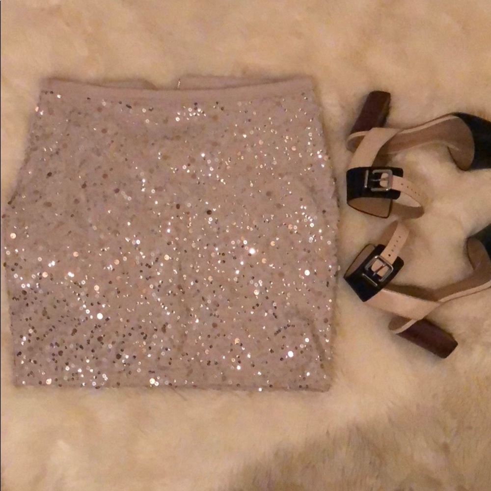Sequin skirt